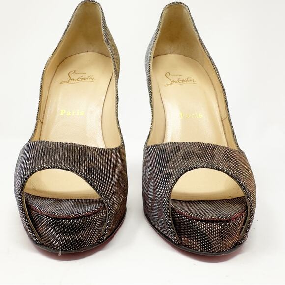 Christian Louboutin Very Prive 120 Heels Pumps Size 39 - Picture 3 of 10